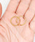 Bague 54.5 Alliance jumelée Gimmel victorienne en or 18k, vers 1866 58 Facettes A07876