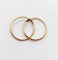 Bague 54.5 Alliance jumelée Gimmel victorienne en or 18k, vers 1866 58 Facettes A07876