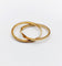 Bague 54.5 Alliance jumelée Gimmel victorienne en or 18k, vers 1866 58 Facettes A07876