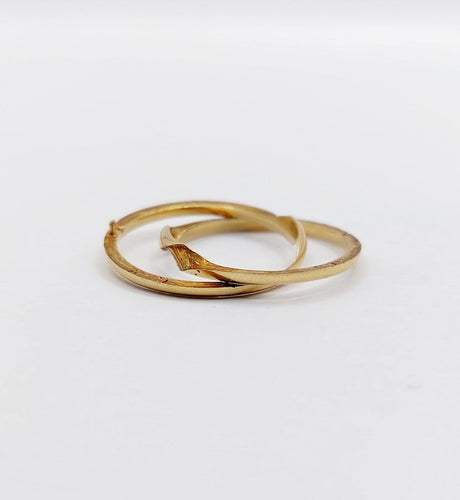 Bague 54.5 Alliance jumelée Gimmel victorienne en or 18k, vers 1866 58 Facettes A07876