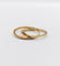 Bague 54.5 Alliance jumelée Gimmel victorienne en or 18k, vers 1866 58 Facettes A07876