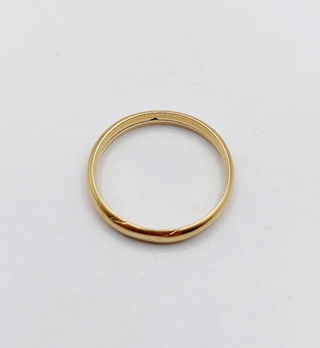 Bague 54.5 Alliance jumelée Gimmel victorienne en or 18k, vers 1866 58 Facettes A07876