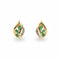 Boucles d'oreilles Boucles d'oreilles vintage en or jaune et émeraudes 58 Facettes 33615