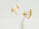 Boucles d'oreilles Boucles d'oreilles vintage en or jaune et émeraudes 58 Facettes 33615