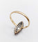 Bague 64 Bague marquise victorienne en or 18k, argent et diamants taille rose 58 Facettes A07877