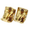 Boucles d'oreilles Hermès - Boucles d'oreilles clips vintage en émail imprimé et métal 58 Facettes n3kaeaoc5w