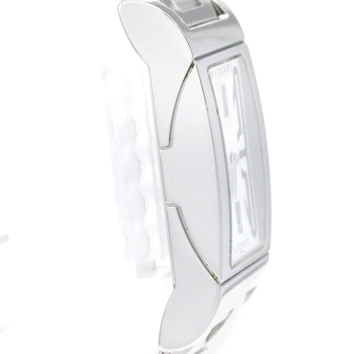 Montre Bvlgari Rettangolo - Montre automatique en acier inoxydable 58 Facettes eqwng0qo1y
