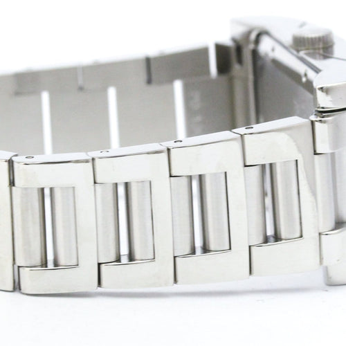 Montre Bvlgari Rettangolo - Montre automatique en acier inoxydable 58 Facettes eqwng0qo1y