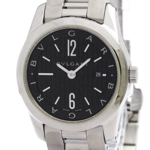 Montre Bvlgari - Montre Solotempo quartz en acier inoxydable 58 Facettes cd0vys26w0