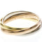Cartier Trinity - Or tricolore 18k 58 Facettes r60l5stdns