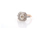Bague 54.5 Bague Art déco en platine et or 18k avec diamants 58 Facettes 26873-27008