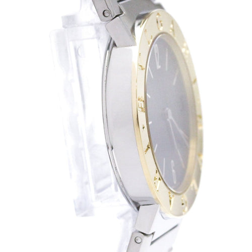 Montre Bvlgari Bvlgari - Montre quartz acier et or jaune 58 Facettes sbs5x48o86
