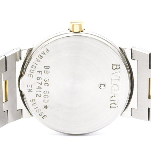 Montre Bvlgari Bvlgari - Montre quartz acier et or jaune 58 Facettes sbs5x48o86