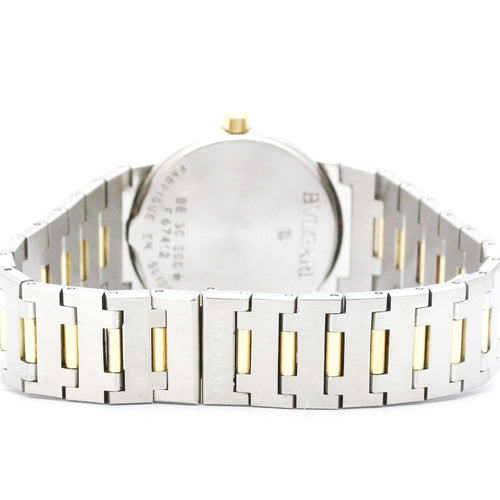 Montre Bvlgari Bvlgari - Montre quartz acier et or jaune 58 Facettes sbs5x48o86