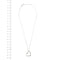 Collier Collier - Pendentif cœur en or blanc 18 ct et diamants 58 Facettes 35585