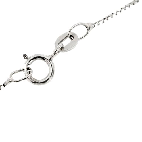 Collier Collier - Pendentif cœur en or blanc 18 ct et diamants 58 Facettes 35585