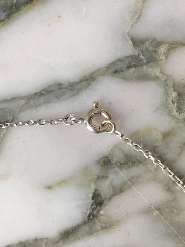 Collier Collier en or blanc 18K et diamants 58 Facettes 295