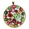 Pendentif Pendentif en or jaune avec diamants et pierres colorées 58 Facettes G4036