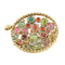 Pendentif Pendentif en or jaune avec diamants et pierres colorées 58 Facettes G4036