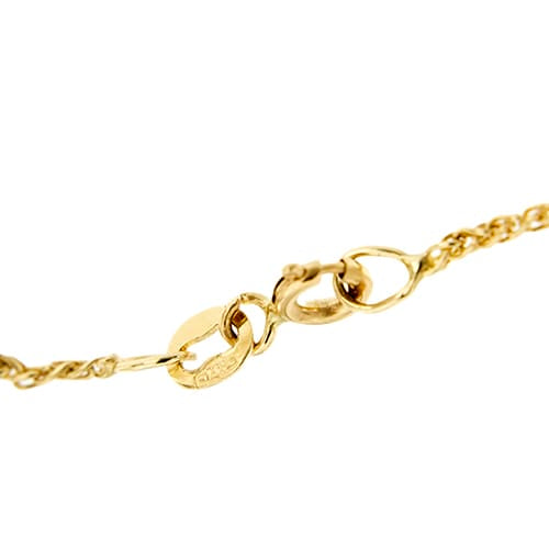 Collier Collier - Pendentif goutte et topaze en or jaune 18 ct 58 Facettes 34056