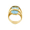 Bague 54 Bague - Topaze rectangulaire 12 ct en or jaune 18 ct 58 Facettes 33849