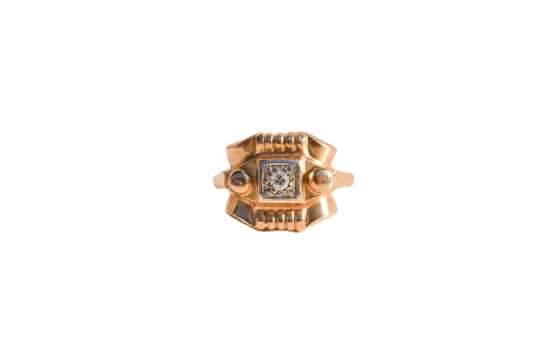 Bague Tank Diamant Circa 1940