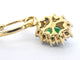 Boucles d'oreilles Boucles d'oreilles en or 14 carats, diamants et émeraudes 58 Facettes 2387