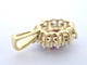 Pendentif Pendentif en or 14 carats, diamants et rubis 58 Facettes 2391