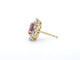 Boucles d'oreilles Boucles d'oreilles en or 14k, diamants naturels et rubis 58 Facettes 2393