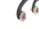 Boucles d'oreilles Boucles d'oreilles en or 14k, diamants naturels et rubis 58 Facettes 2393