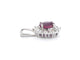 Pendentif Pendentif en or blanc, diamants naturels et rubis 58 Facettes 2394
