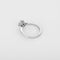 Bague 50 Bague solitaire en or blanc, platine et diamant 0,75 ct 58 Facettes B260497