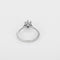 Bague 50 Bague solitaire en or blanc, platine et diamant 0,75 ct 58 Facettes B260497