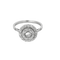 Bague 51 Bague en or blanc 18K et diamants 58 Facettes B260414