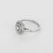 Bague 51 Bague en or blanc 18K et diamants 58 Facettes B260414