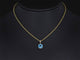 Pendentif Pendentif en or 14 carats avec topaze 58 Facettes 2397