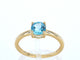 Bague 54 Bague en or 14 carats avec topaze 58 Facettes 2398