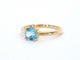 Bague 54 Bague en or 14 carats avec topaze 58 Facettes 2398