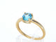 Bague 54 Bague en or 14 carats avec topaze 58 Facettes 2398