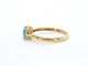 Bague 54 Bague en or 14 carats avec topaze 58 Facettes 2398