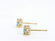 Boucles d'oreilles Boucles d'oreilles en or 14 carats avec topaze 58 Facettes 2399