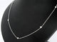 Collier Collier en or blanc 14k avec diamants naturels 58 Facettes 2401