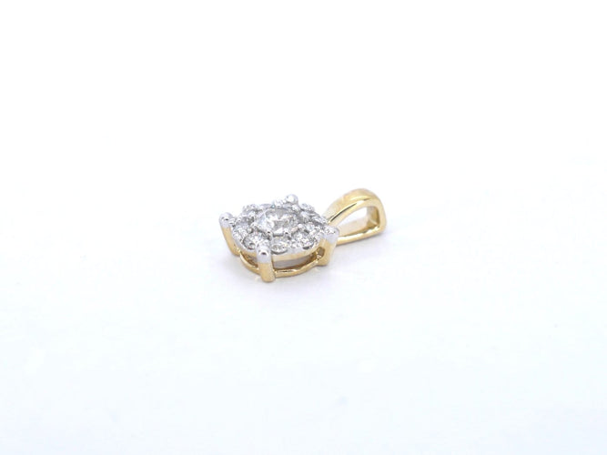 Pendentif Pendentif en or 14 carats avec diamant 58 Facettes 2402