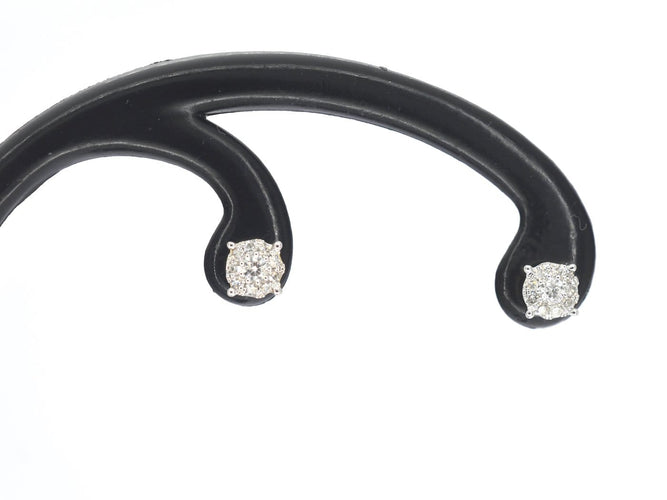 Boucles d'oreilles Boucles d'oreilles en or 14 carats et diamants 58 Facettes 2403