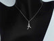 Pendentif Pendentif lettre A en or 14 carats et diamants 58 Facettes 2404