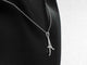 Pendentif Pendentif lettre A en or 14 carats et diamants 58 Facettes 2404