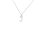 Pendentif Pendentif lettre J en or 14k et diamants naturels 58 Facettes 2407