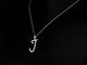 Pendentif Pendentif lettre J en or 14k et diamants naturels 58 Facettes 2407