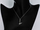 Pendentif Pendentif lettre L en or 14k avec diamants naturels 58 Facettes 2408