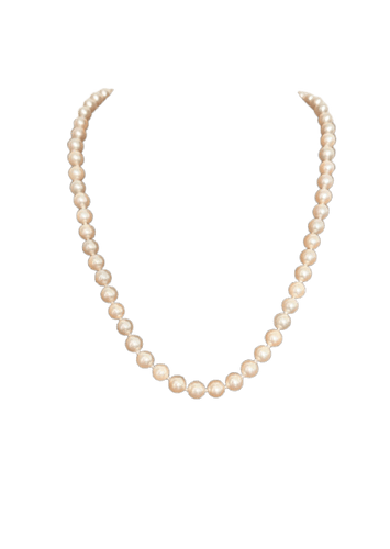Collier choker en perles de culture Akoya et or 18K